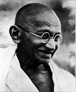 Gandhi smile