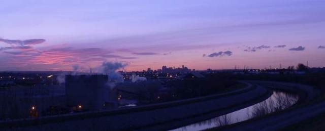 ... and the Calgary Irrigation Canal bike path