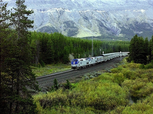 empire-builder Empire Builder crosses the Continental Divide at Marias Pass, Montana