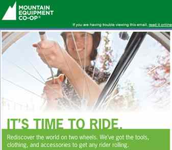 Mountain Equipment Co-op cycling products