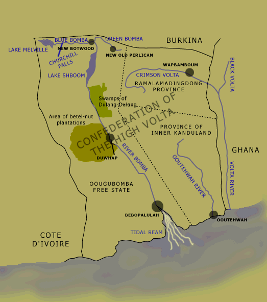 Map of Ougubomba