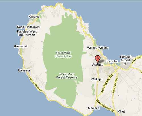 Wailuku-map Wailuku-map