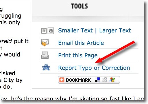 report-typo