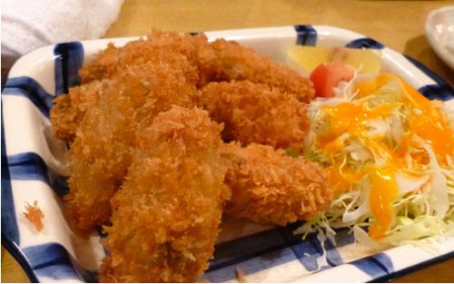 Japan food 4 oysters