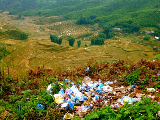 en route to visit the rice terraces