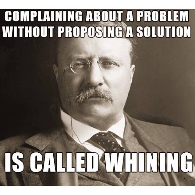 whining