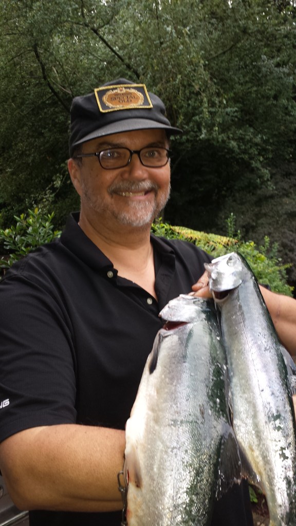 Rockin' caught these with a rod at the mouth of the Capilano in Vancouver.