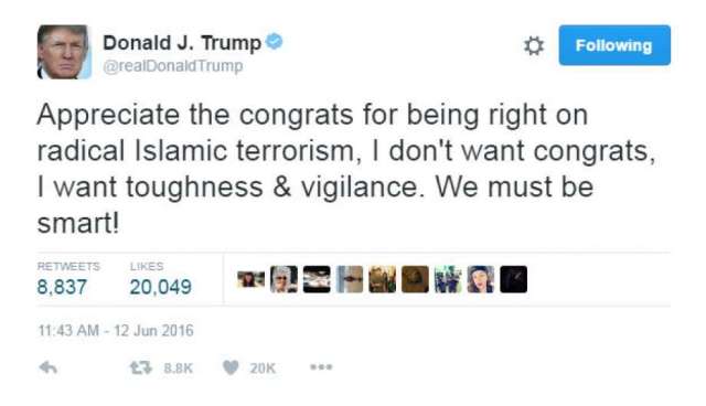 Trump on Orlando